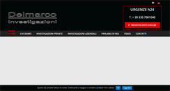 Desktop Screenshot of delmarcoinvestigazioni.com